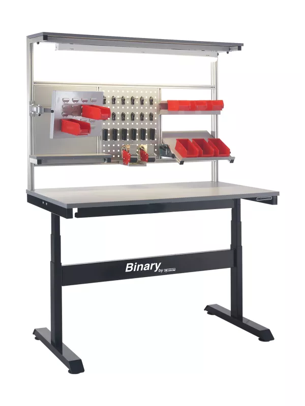 QMP Binary Electric Adjustable Height Workbench – Ergonomic & Efficient Solution